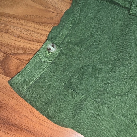 NWT Original Juicy Couture Linen Shorts with Belt - Picture 2 of 5